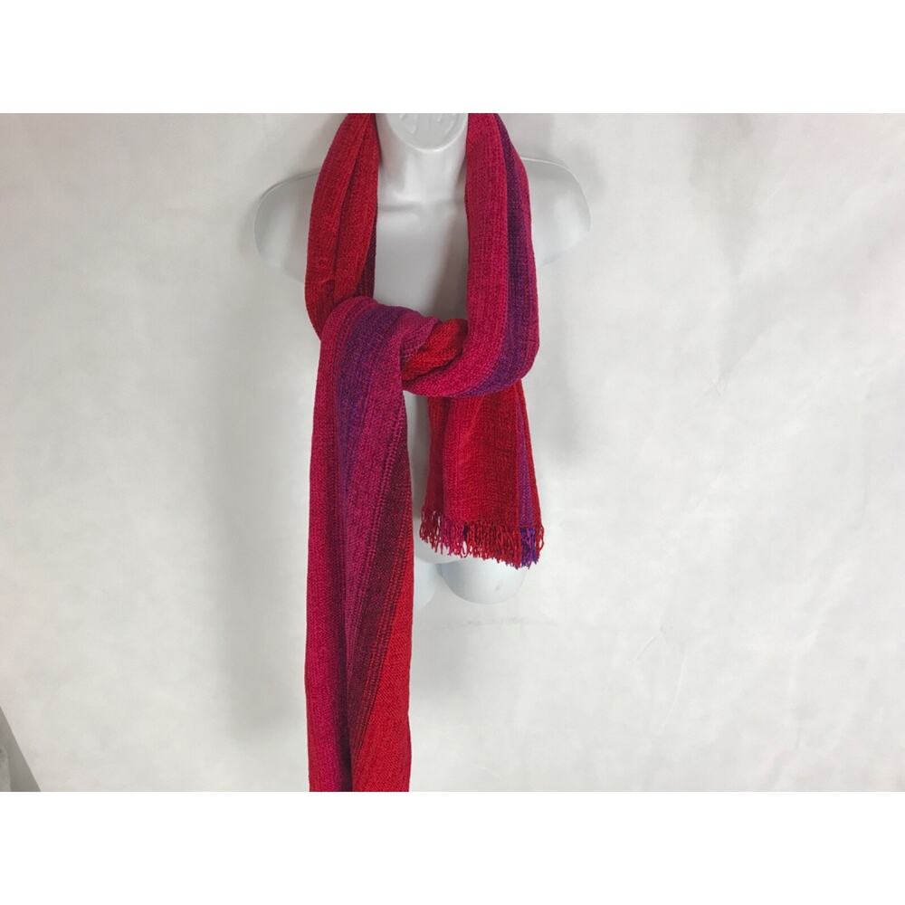 NEW Red/Purple/Pink Striped Cricket Scarf
